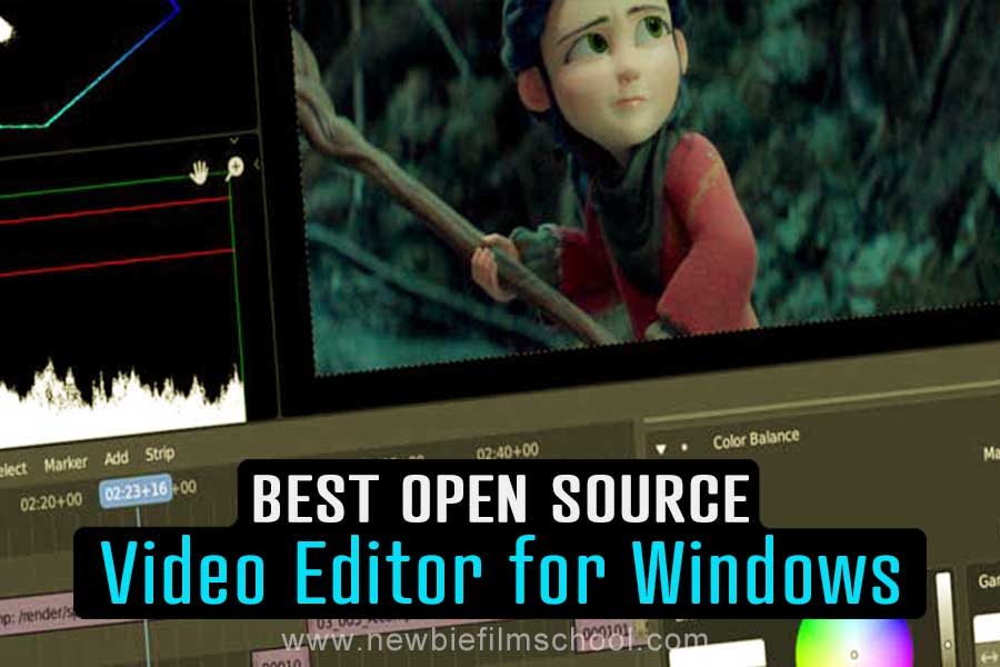 open source editor for .mp4